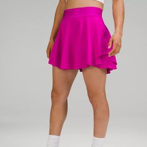 Lululemon Court Rival Perforated High-Rise Skirt Long